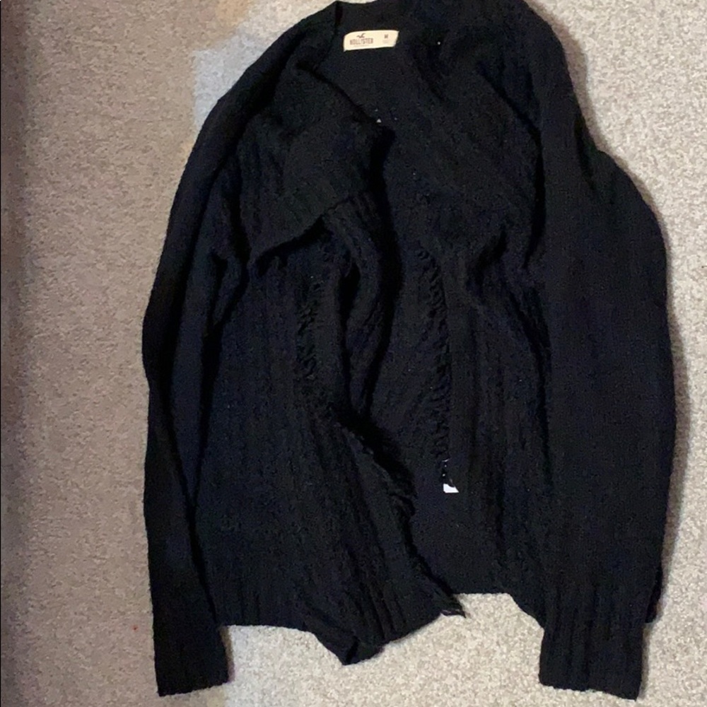 Hollister Black Sweater Cardigan